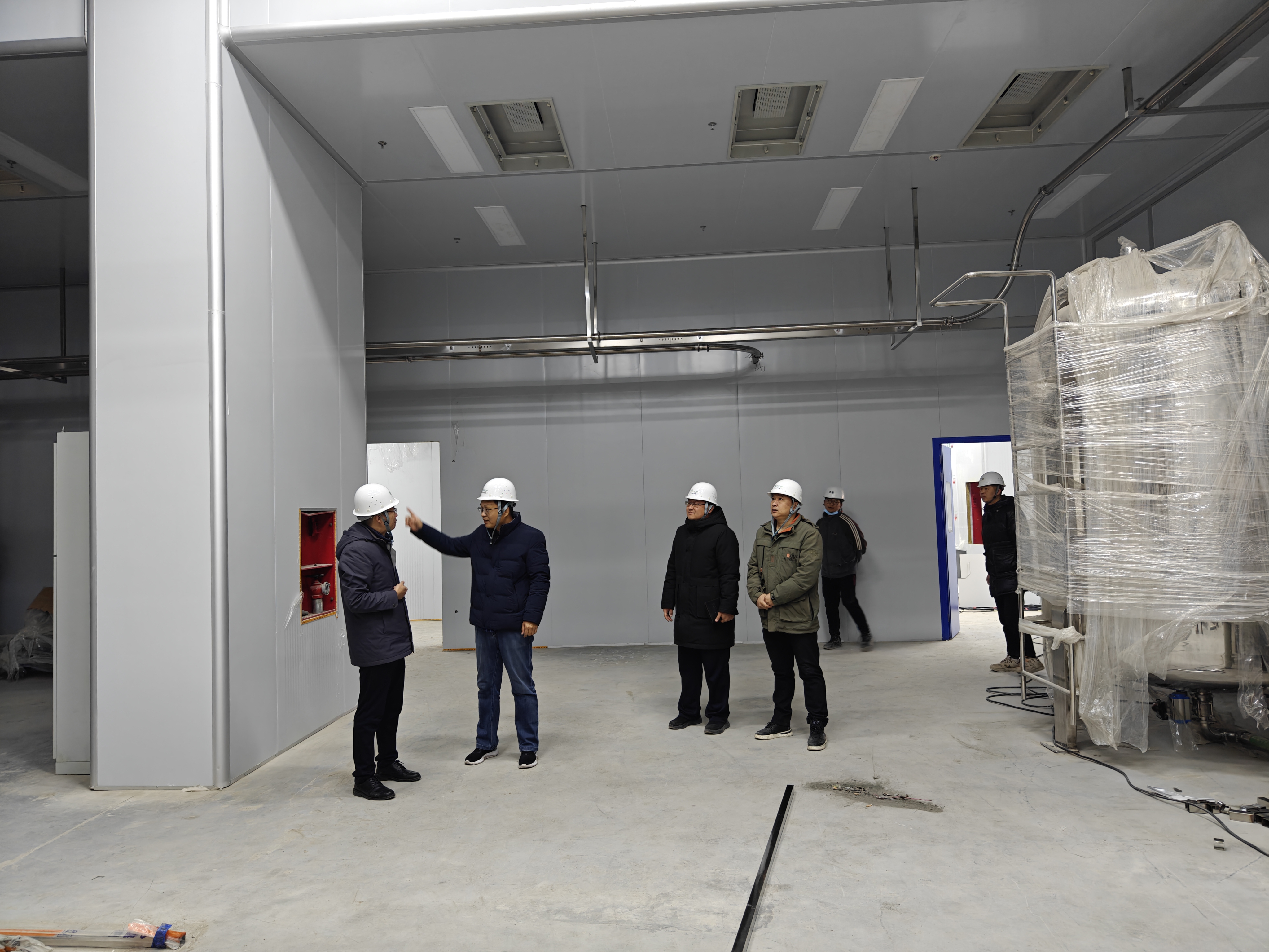 國資集團領導專題調(diào)研克能二期項目建設情況