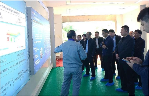 集團領(lǐng)導(dǎo)赴蕪湖東旭光電科技有限公司考察